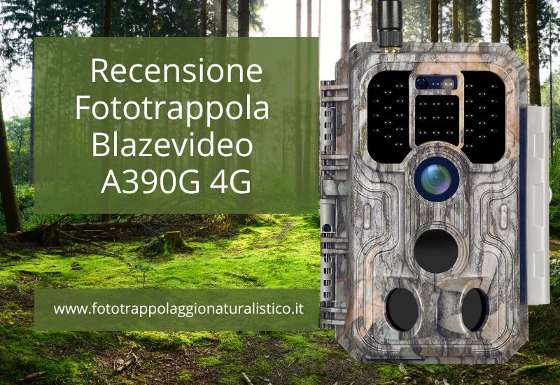 Recensione fototrappola Blazevideo 4G